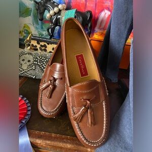 Classic Tassel Brown COLE HAAN Slip on Loafers Men’s 8.5 M Ladies 10 HANDSOME ❤️